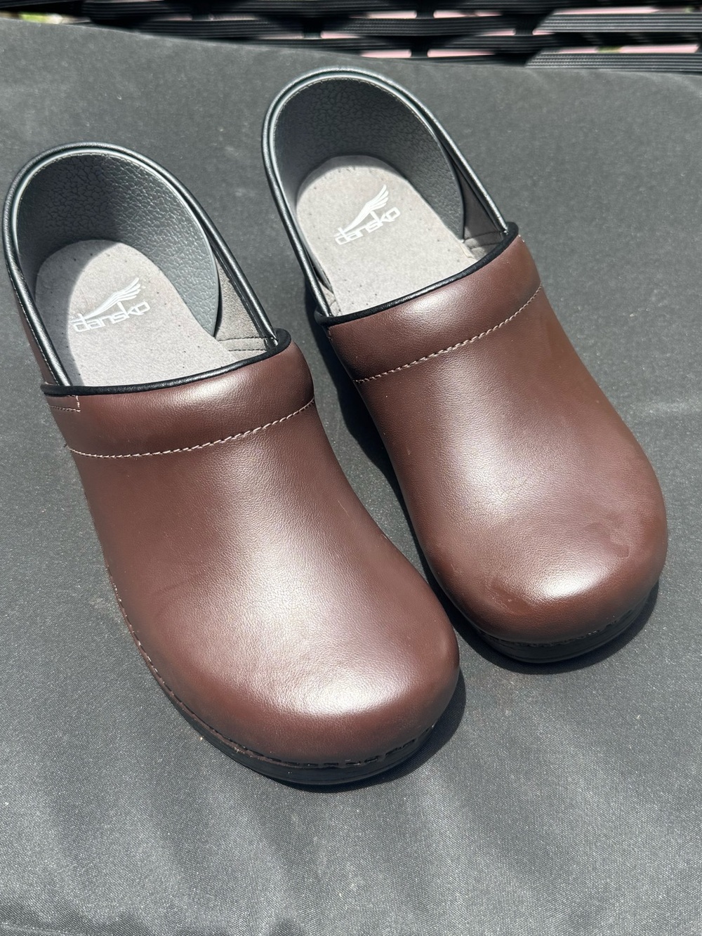 DANSKO LEATHER CLOGS